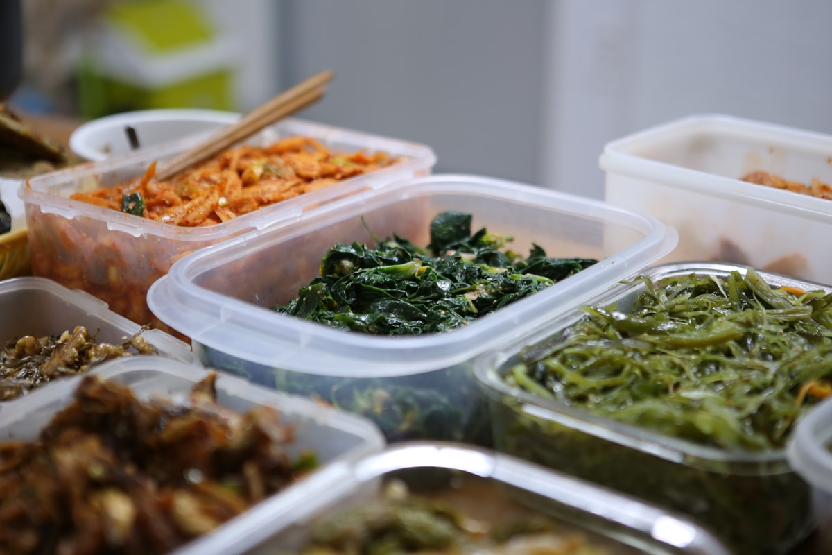 Organic ingredients including fresh herbs and seasonal vegetables